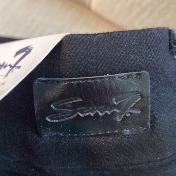 Seven7 High Rise Tummy Less & Control Lightweight Black Women Jean Leggings Sz 6 - Picture 7 of 15